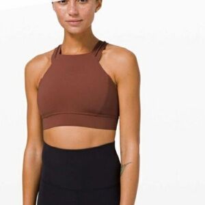 Lululemon Strong at Heart Bra ANCP Antq Copper Medium Support🪝